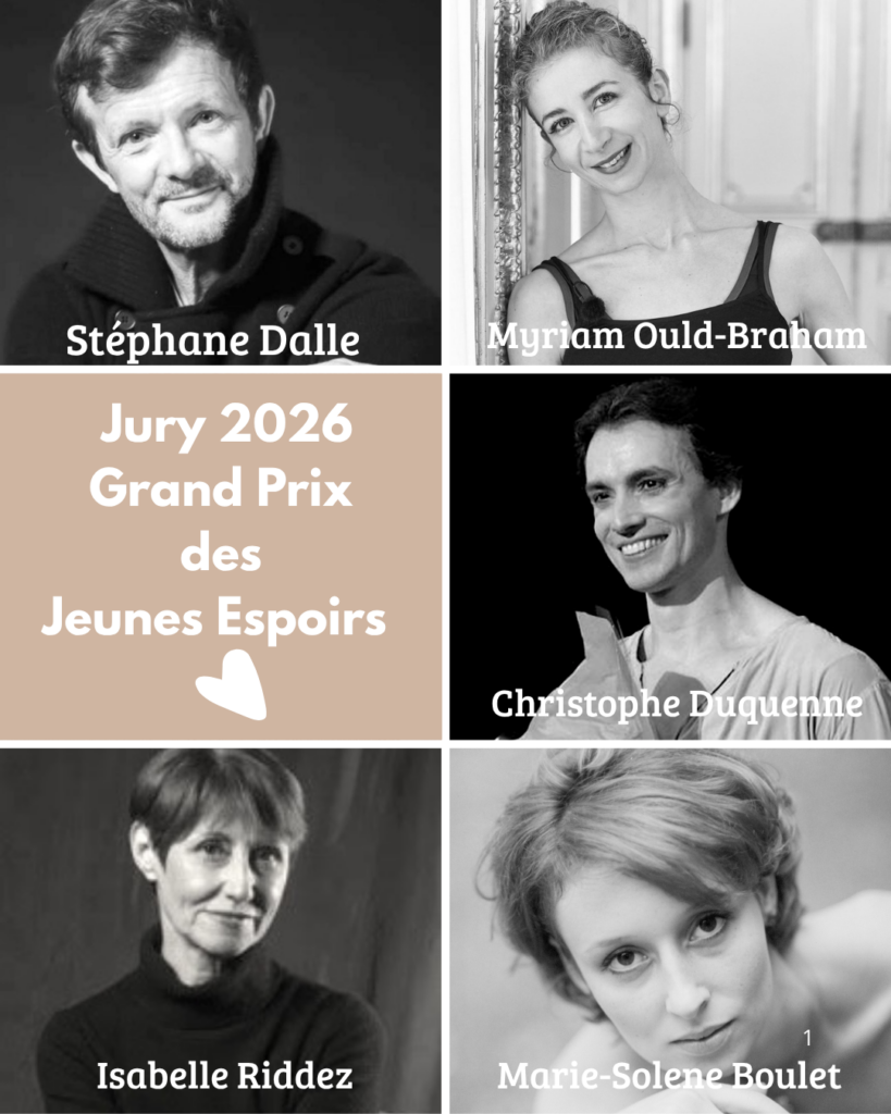 GPJE concours de danse Grand Prix des Jeunes Espoirs 2026 Jury